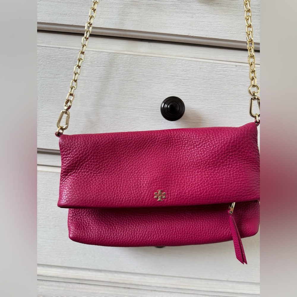 Tory Burch rare pebbled leather purse